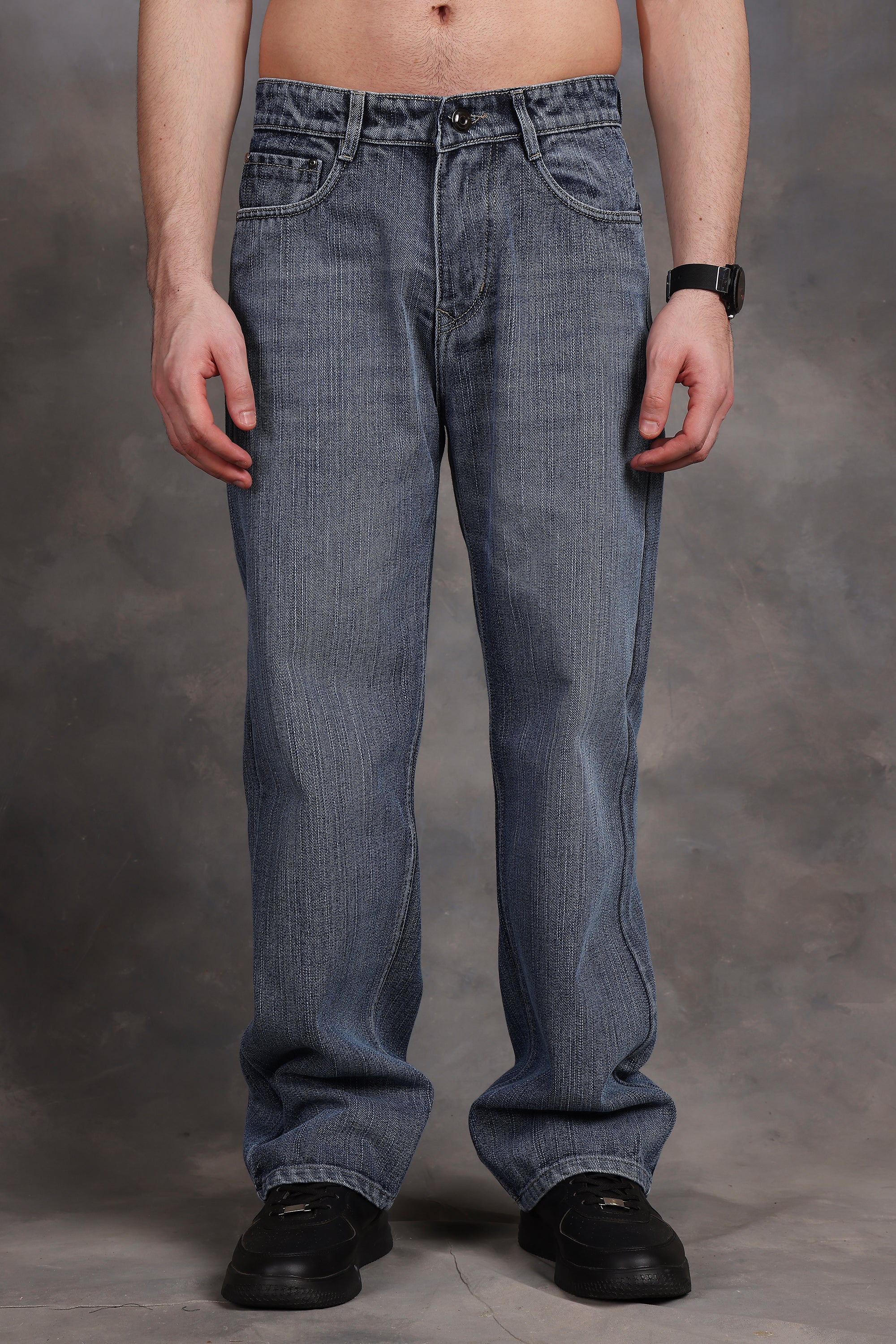 Slate Blue and Oslo Grey jeans Combo