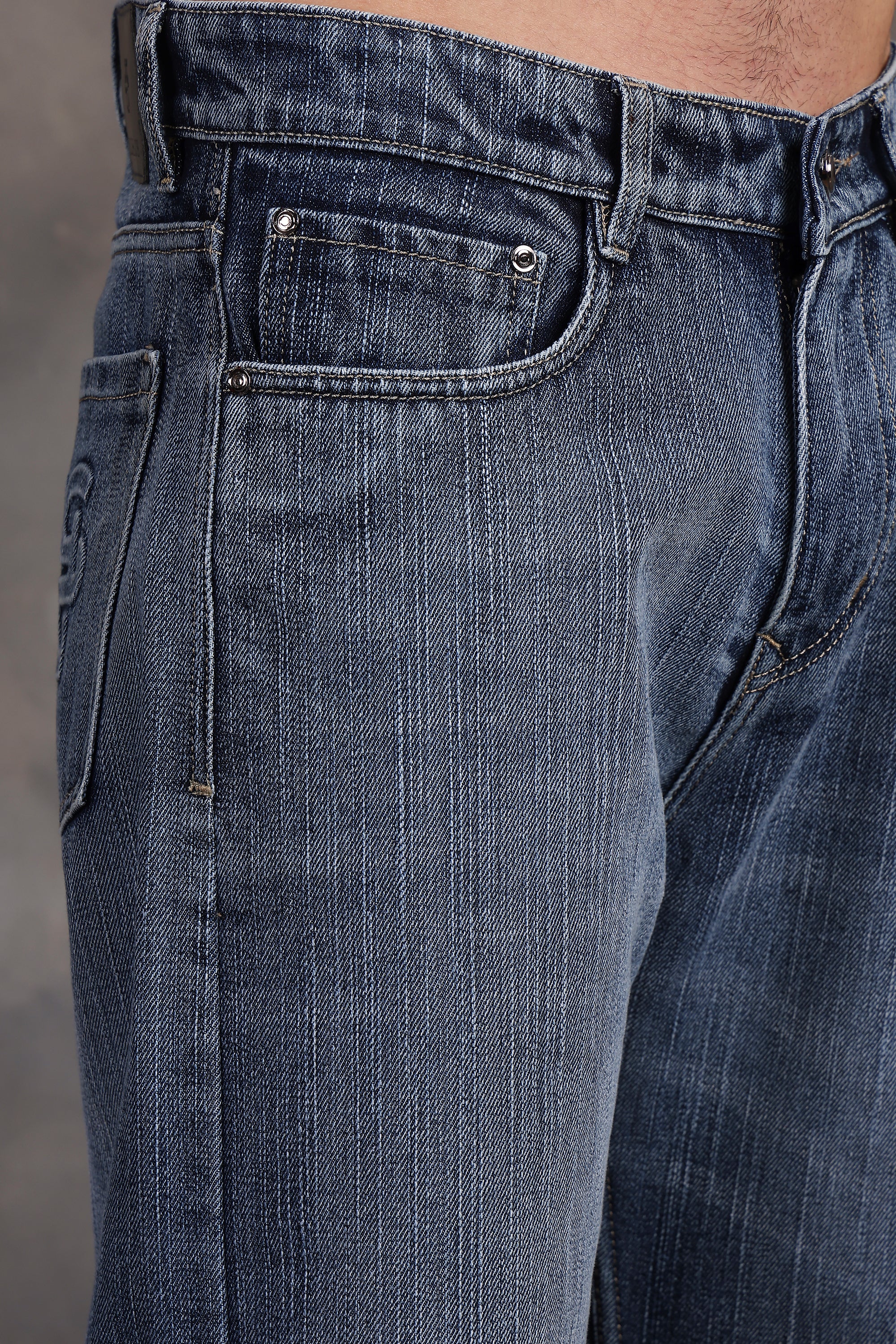 Slate Blue and Oslo Grey jeans Combo