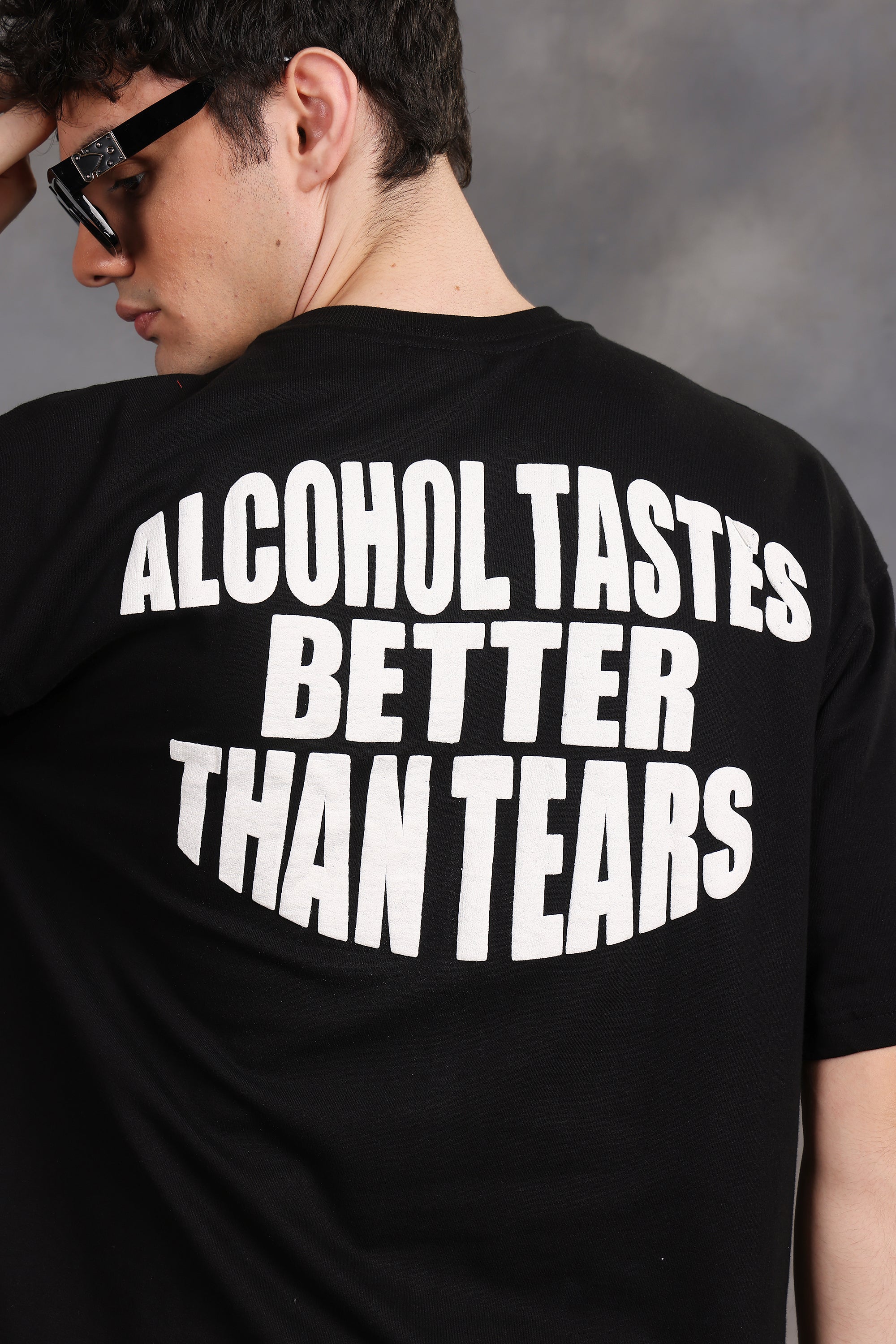 Alcoholic Ted Oversized T-Shirt (Black)