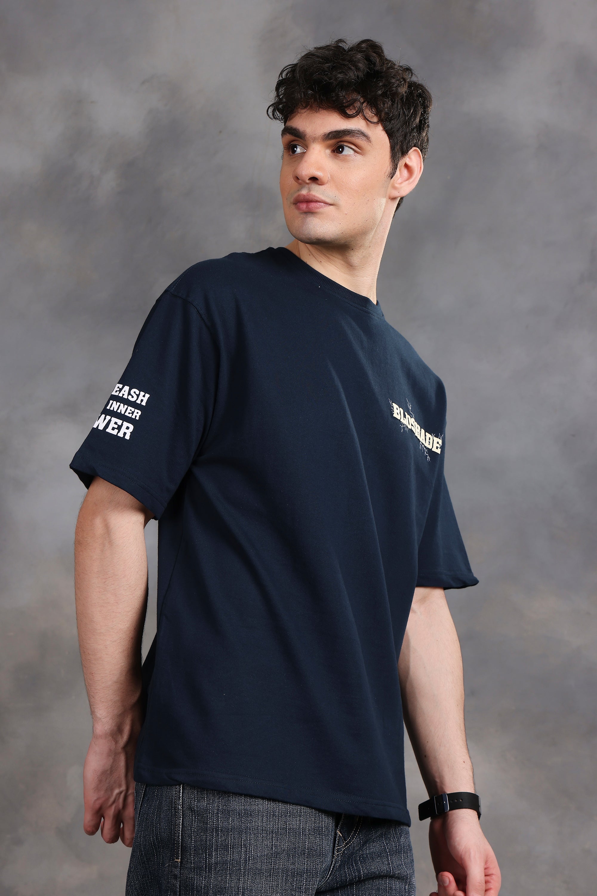 Pegasus Oversized T-Shirt (Navy)