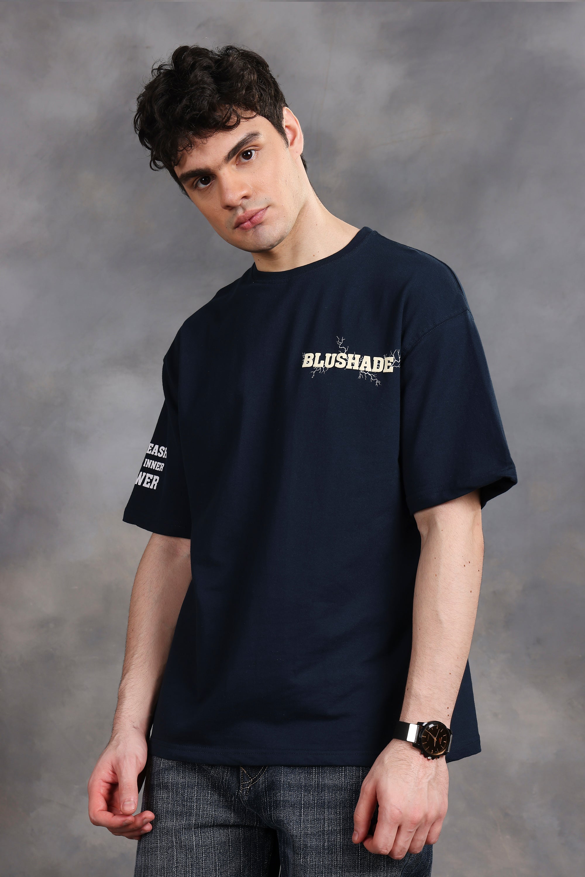 Pegasus Oversized T-Shirt (Navy)