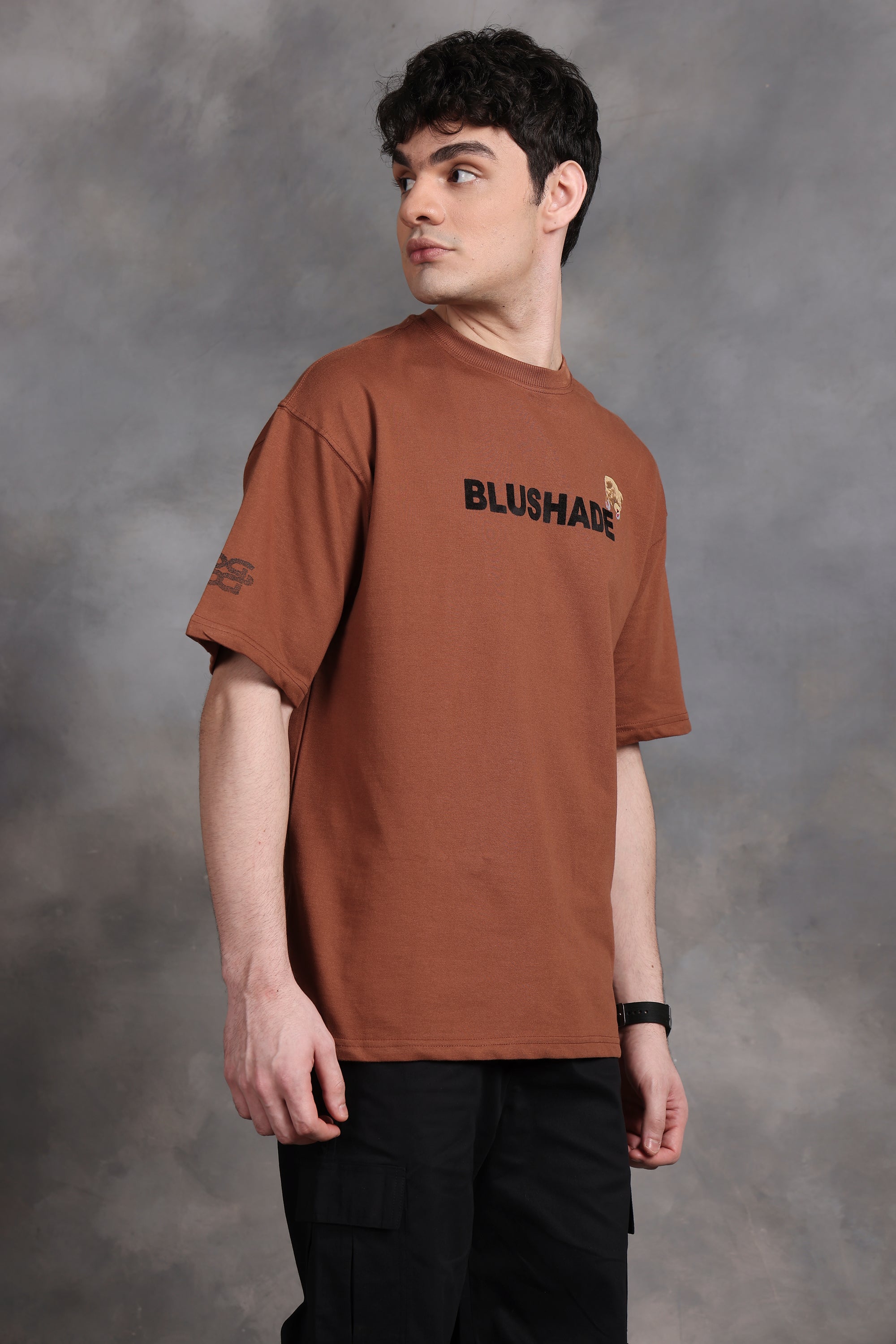 Moneyfesting Oversized T-Shirt (Brown)