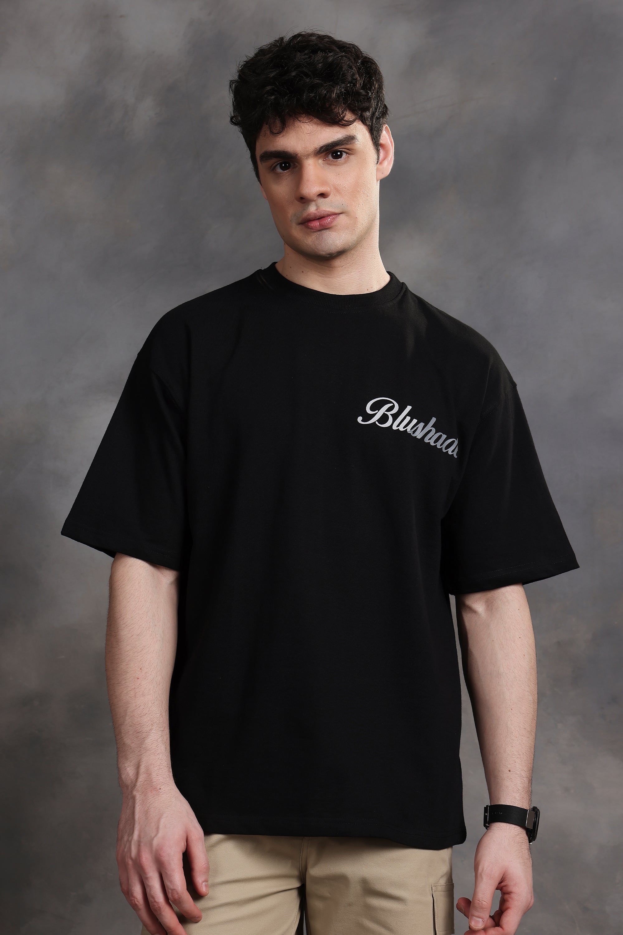 Fragments of Time Oversized T-Shirt (Black)