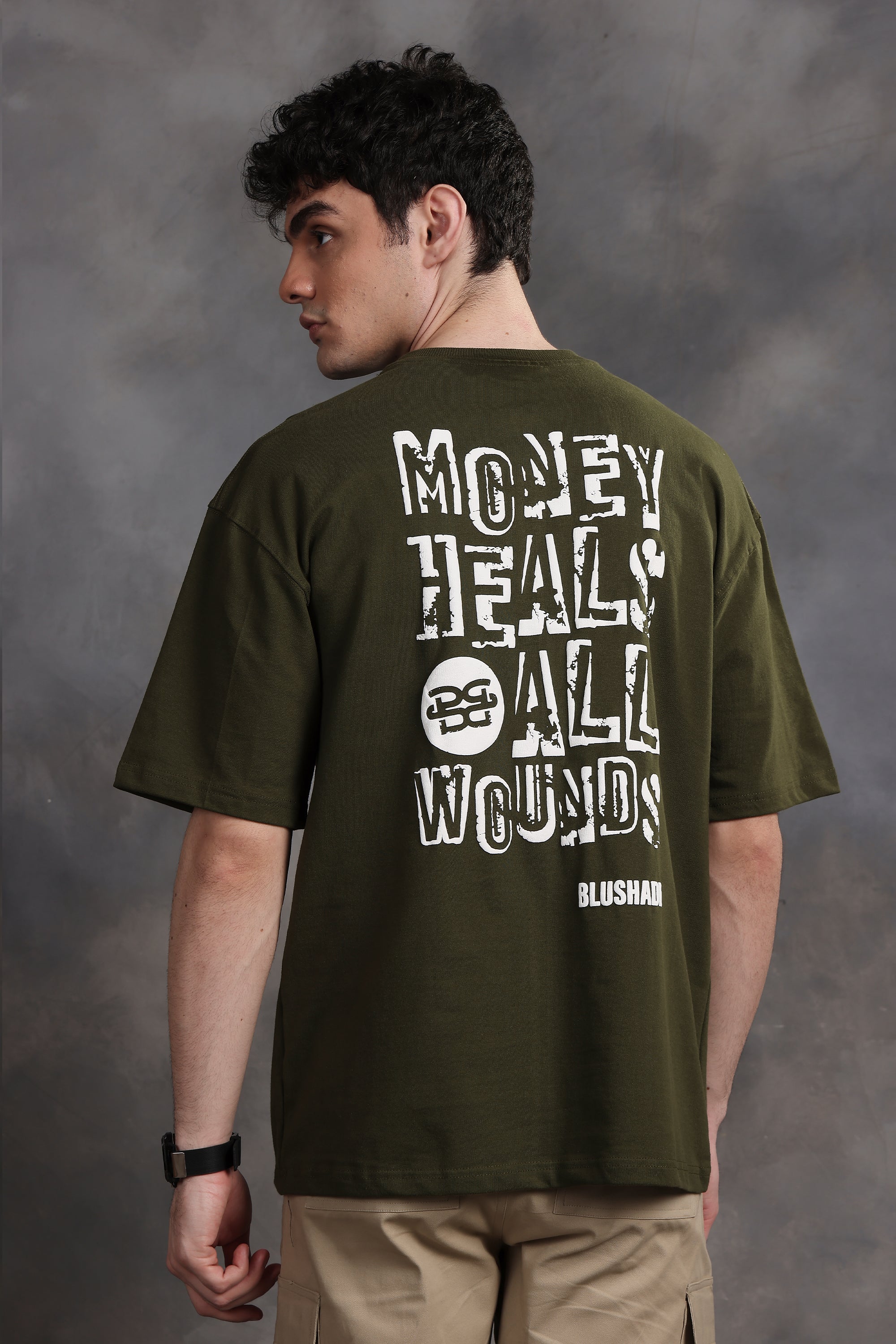 Money Heals All Wounds Oversized T-Shirt