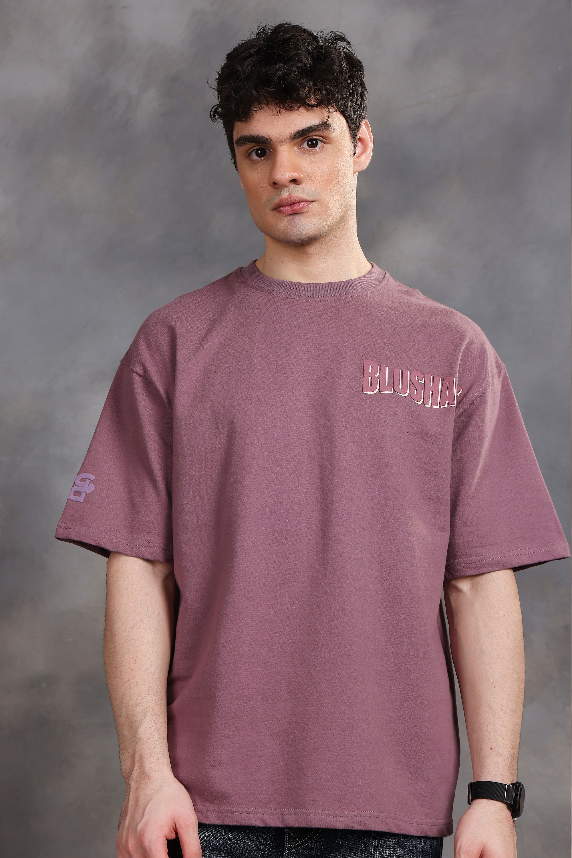 Over Drinking Oversized T-Shirt (Lavender)