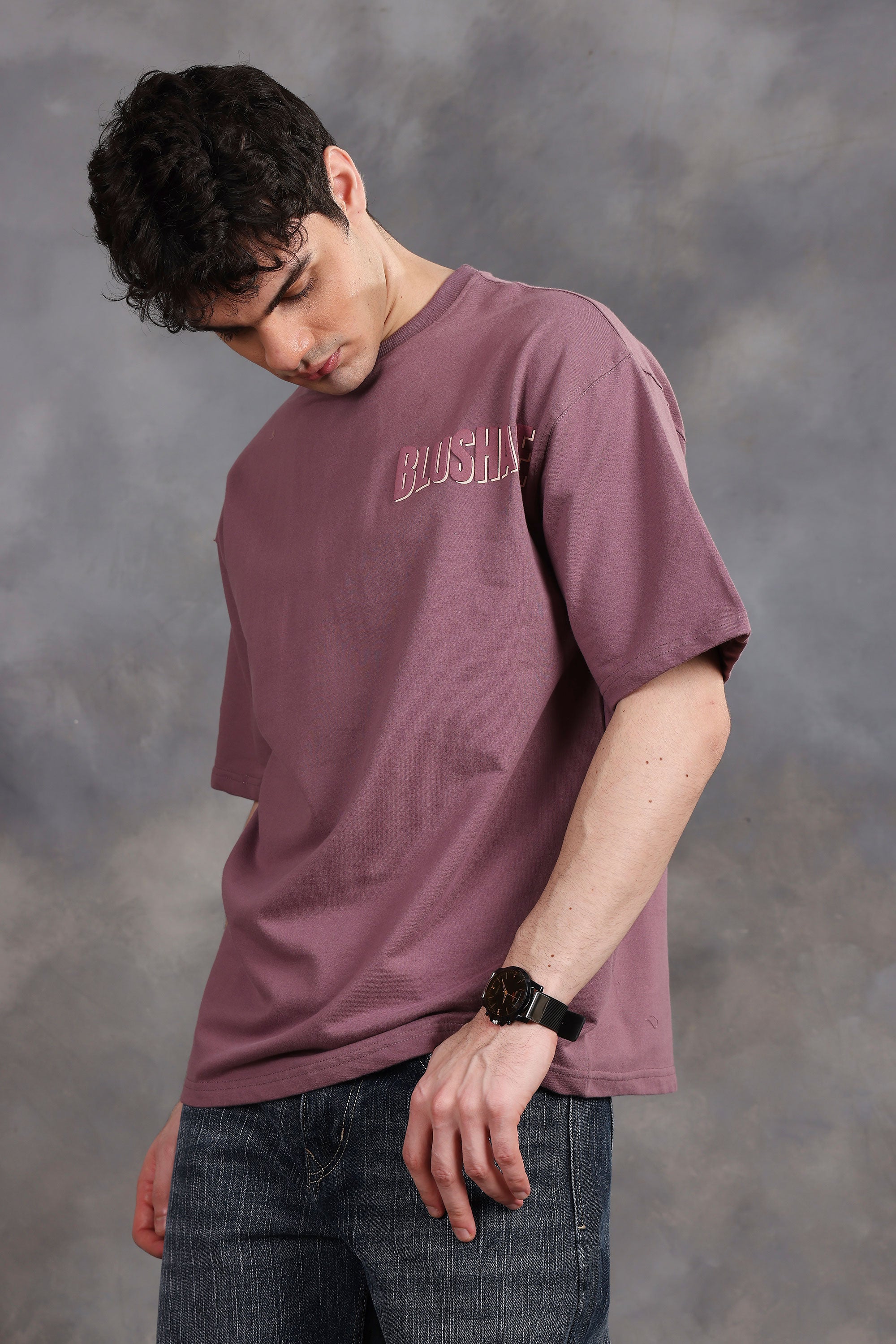 Over Drinking Oversized T-Shirt (Lavender)