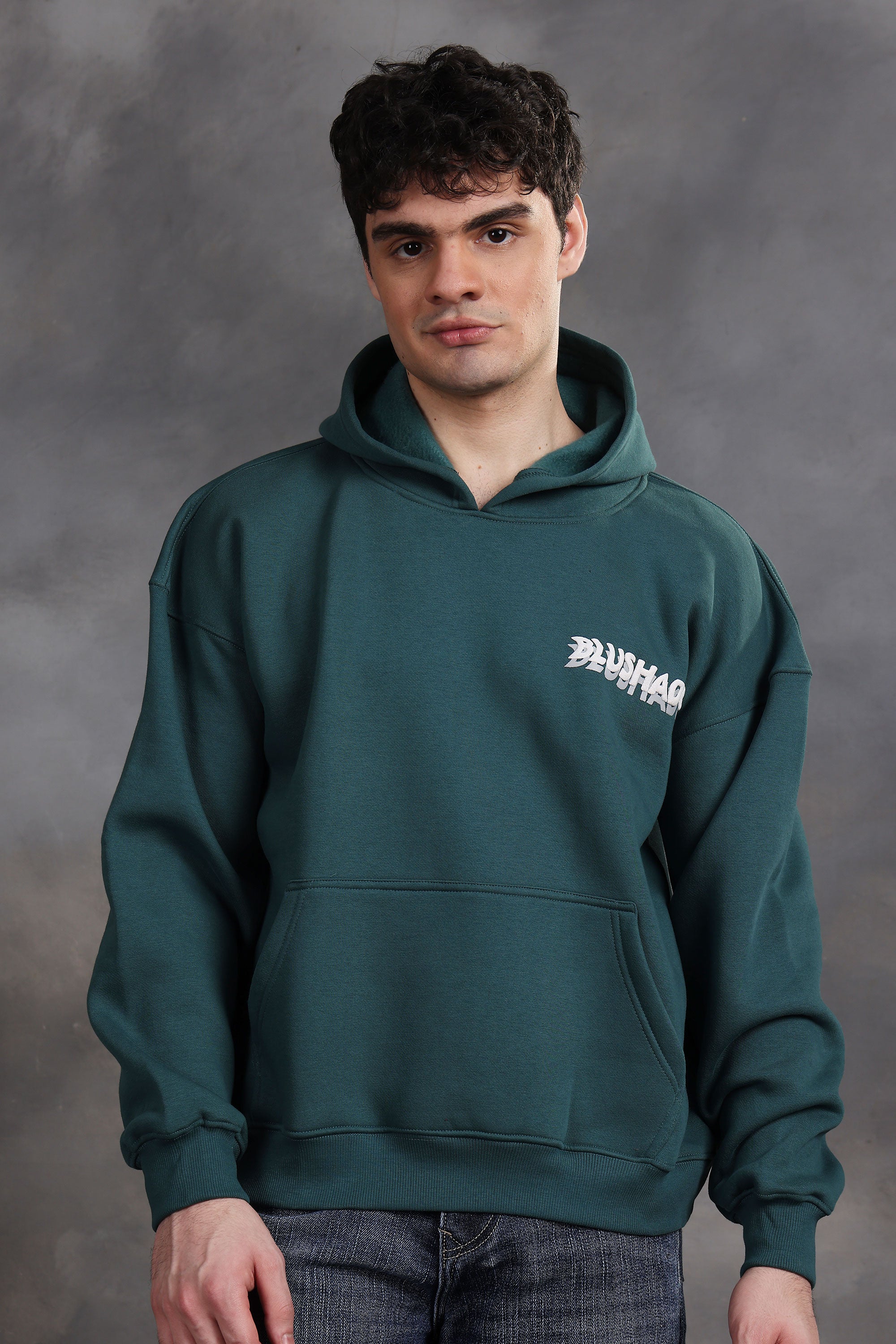 Alcoholic Ted Teal Oversized Hoodie