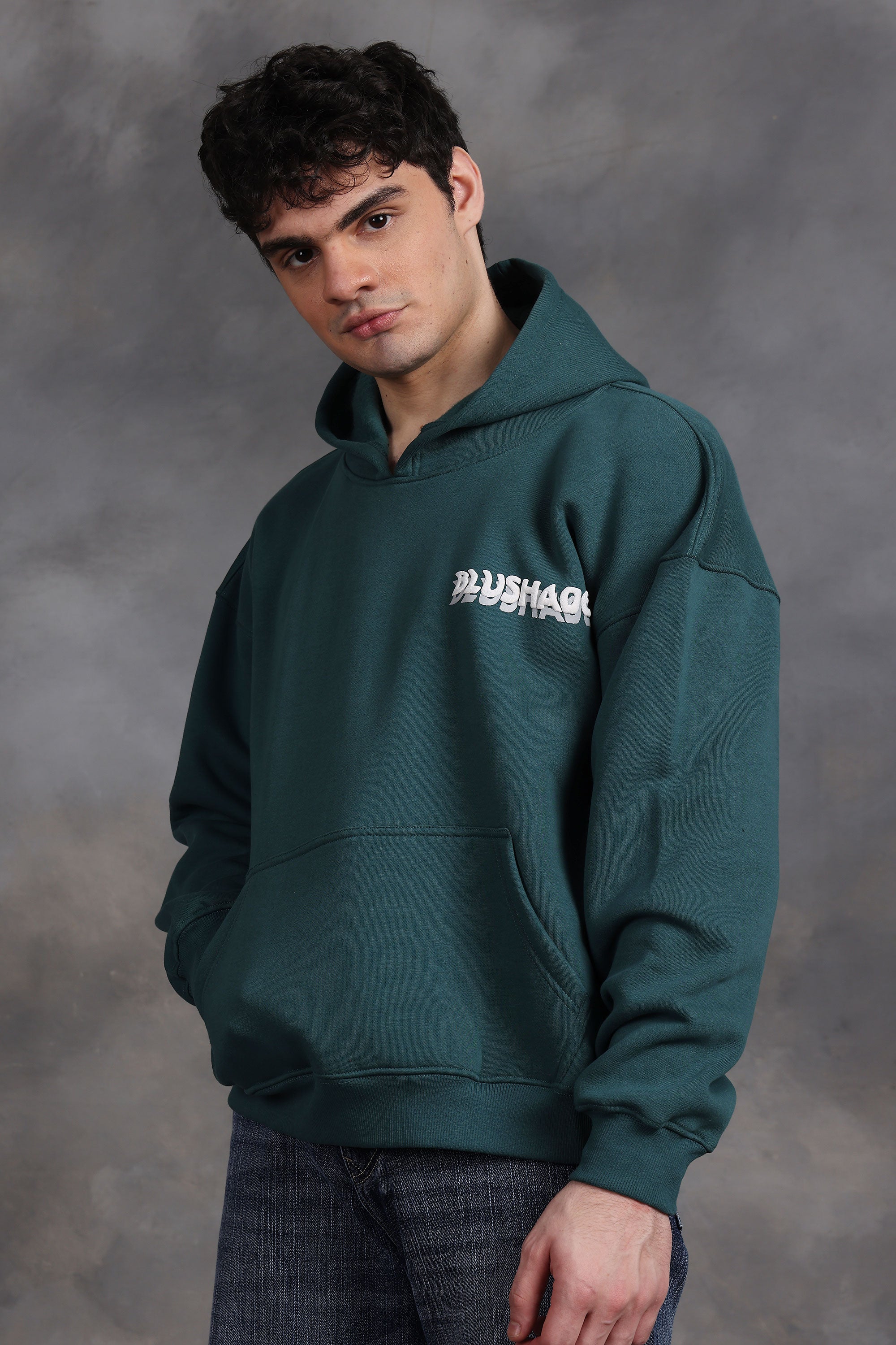 Alcoholic Ted Teal Oversized Hoodie