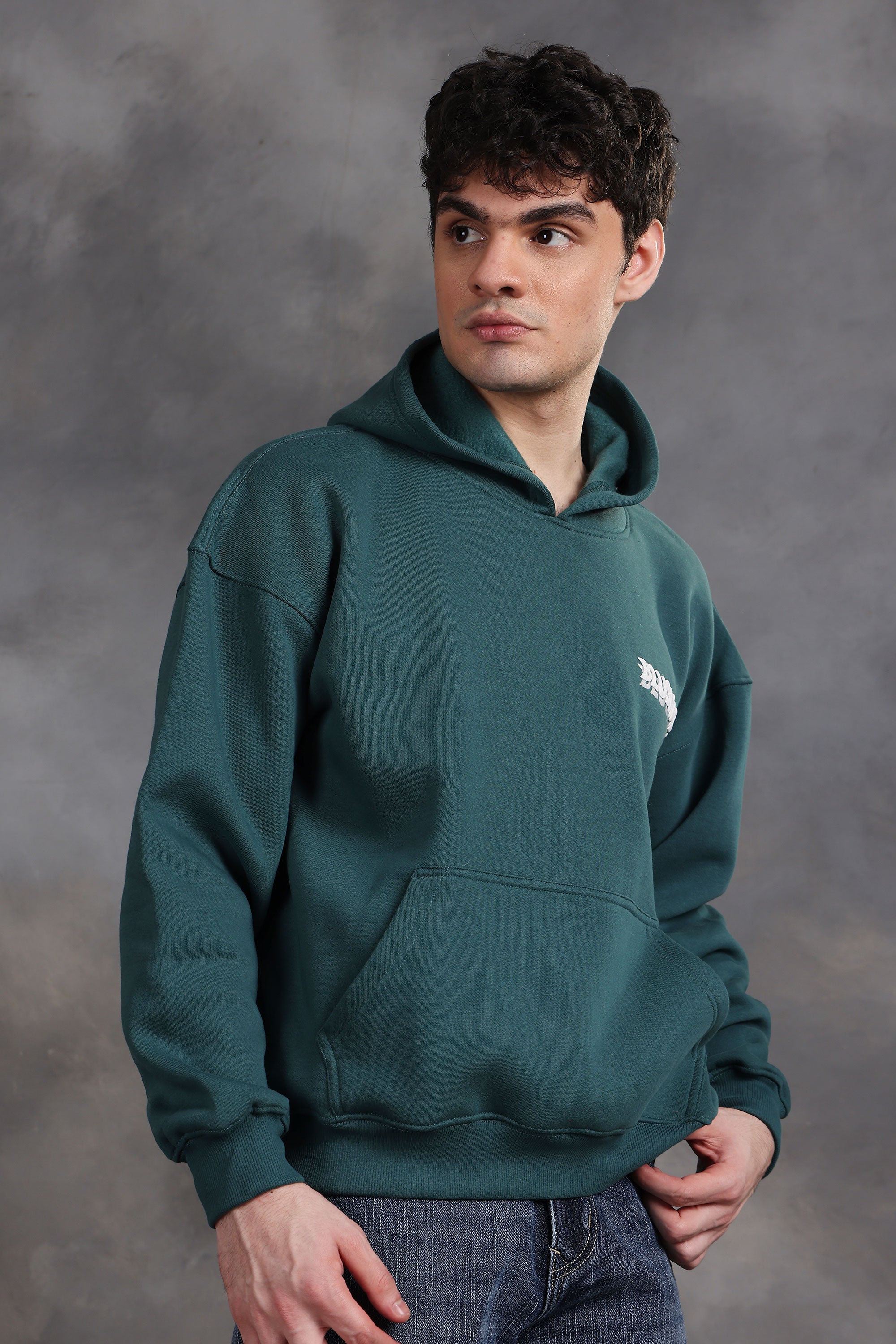 Alcoholic Ted Teal Oversized Hoodie