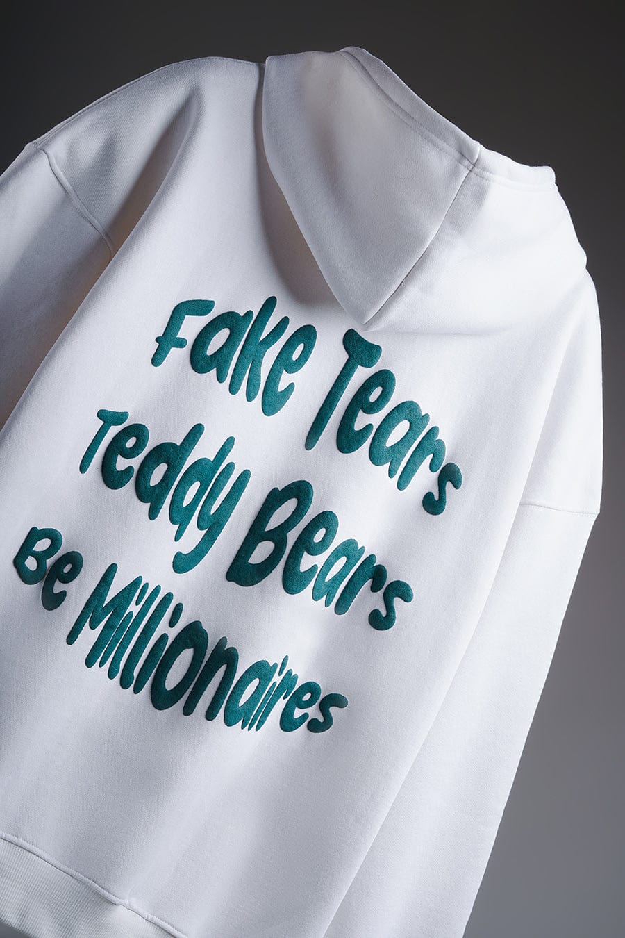 Teddy Off-White Oversized Hoodie