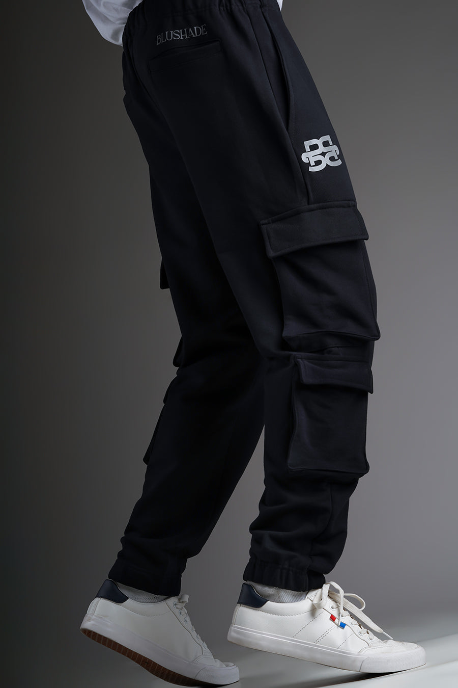 Signature Black Low-Waist Joggers